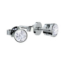 Amoonic StarDreams Ohrringe aus 925 Sterling Silber mit Zirkonia