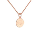 Taufkette Engel Gravur Rosegoldvergoldet