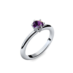 Verlobungsring Damen Platin Amethyst