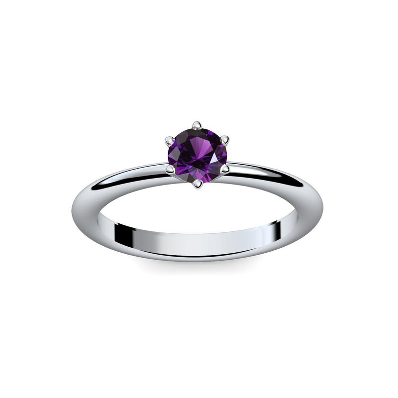 Verlobungsring Damen Platin Amethyst