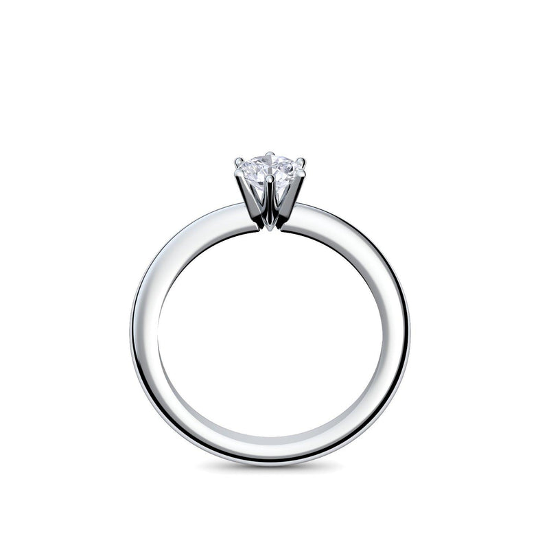 Verlobungsring Damen Platin Brillant