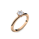 Verlobungsring Damen Rosegold Brillant