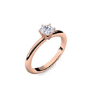 Verlobungsring Damen Rotgold Brillant