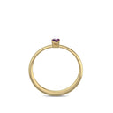 Verlobungsring Gelbgold Amethyst