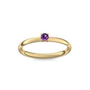 Verlobungsring Gelbgold Amethyst