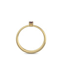 Verlobungsring Gelbgold Granat