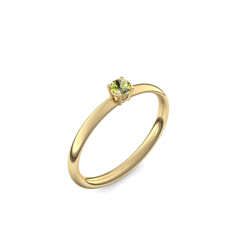 Verlobungsring Gelbgold Peridot