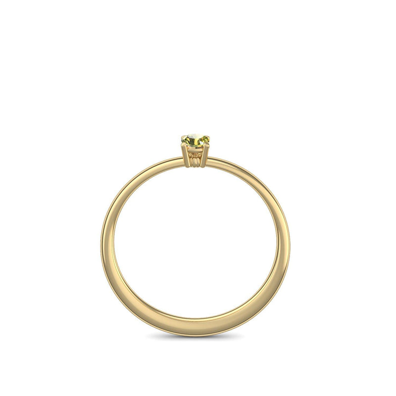 Verlobungsring Gelbgold Peridot