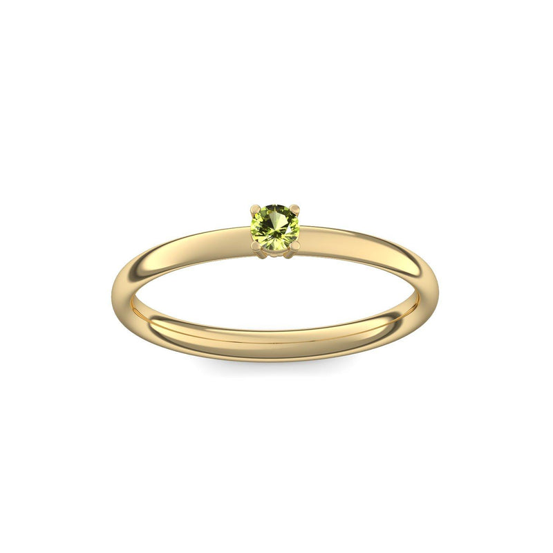 Verlobungsring Gelbgold Peridot