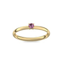 Verlobungsring Gelbgold Turmalinpink