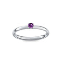 Verlobungsring Platin Amethyst