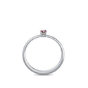 Verlobungsring Platin Turmalinpink