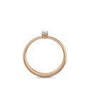 Verlobungsring Rosegold Aquamarin