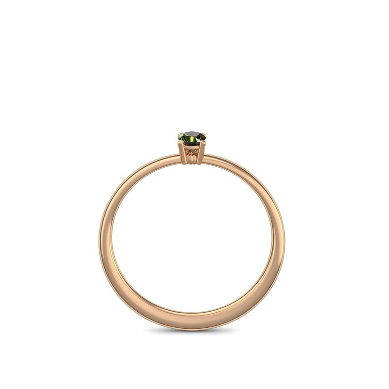 Verlobungsring Rosegold Turmalin