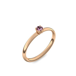 Verlobungsring Rosegold Turmalinpink