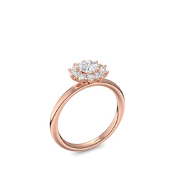 Verlobungsring Rosegold Zirkonia