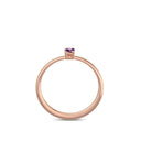 Verlobungsring Rotgold Amethyst