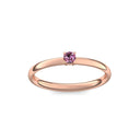 Verlobungsring Rotgoldvergoldet Turmalinpink