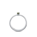 Verlobungsring Weissgold Turmalin