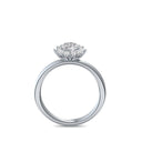 Verlobungsring Weissgold Zirkonia