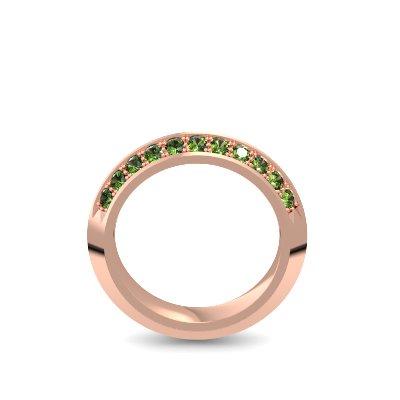 Damenring Stein Rosegold Turmalin