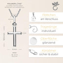 Kreuz Kette Silber