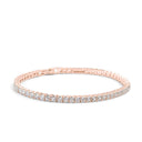 AMOONIC Match Armband aus 925 Sterling Silber rosegold vergoldet mit Zirkonia.