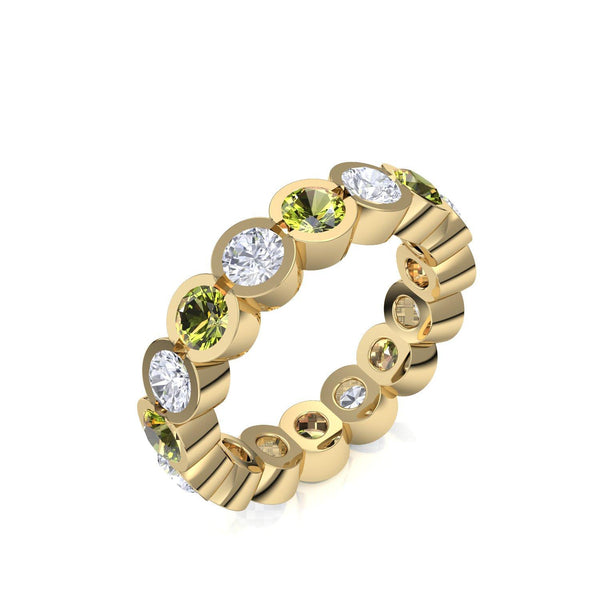 Memory Ring Gelbgold Peridot