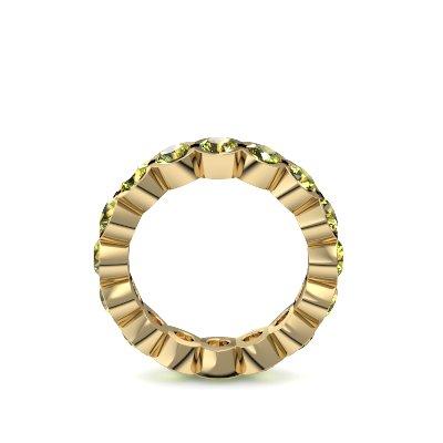 Memory Ring Gelbgold Peridot