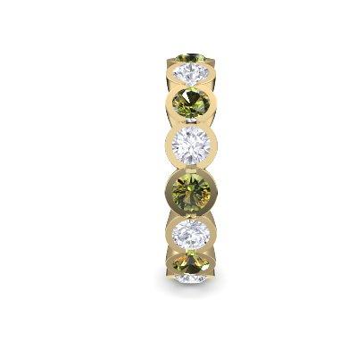 Memory Ring Gelbgold Peridot