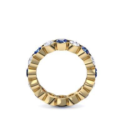 Memory Ring Gelbgold Saphir