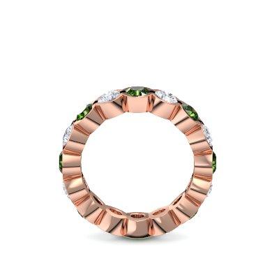 Memory Ring Rosegold Turmalin