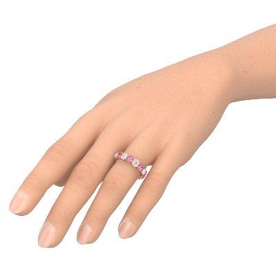 Memory Ring Rosegold Turmalinpink