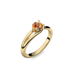 Ring Damen Gelbgold Citrin