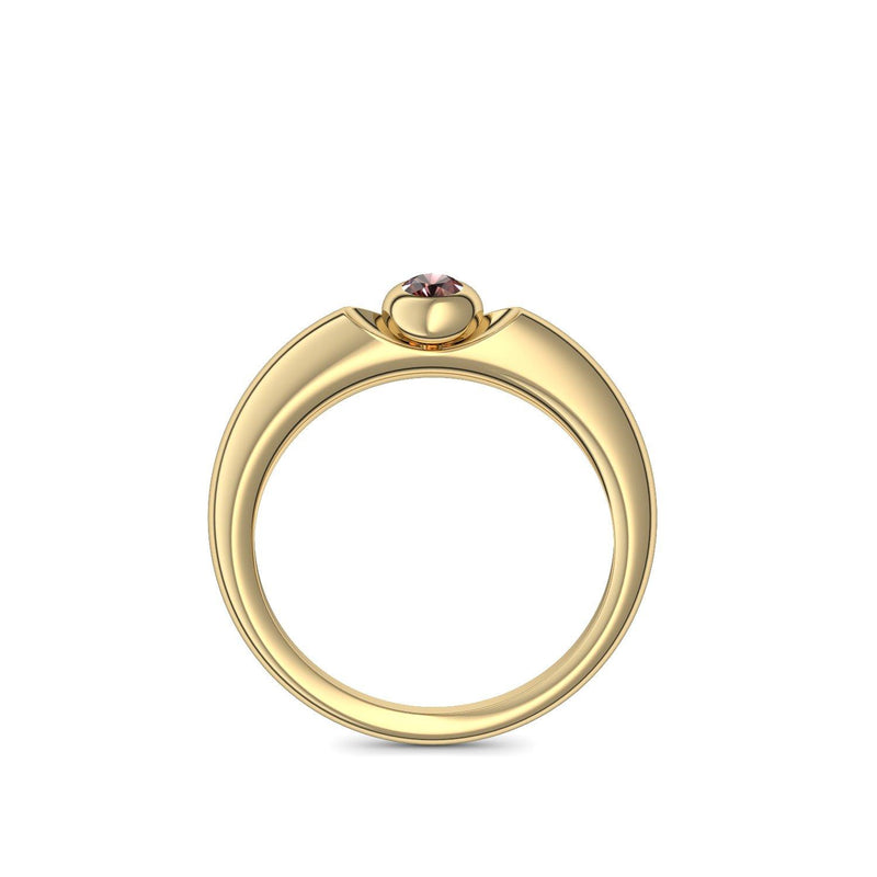 Ring Gelbgold Granat
