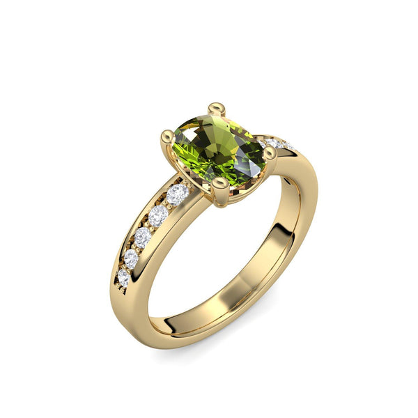 Ring Gelbgold Peridot