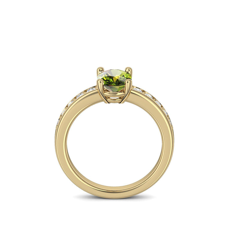 Ring Gelbgold Peridot