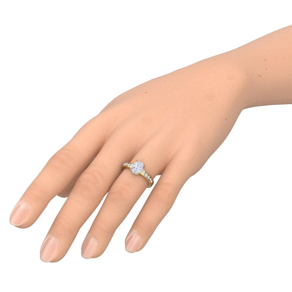 Ring Gelbgold Zirkonia