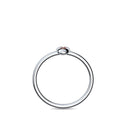 Ring Herz Platin Granat