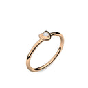 Ring Herz Rosegold Zirkonia
