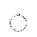 Ring Herz Weissgold Smaragd