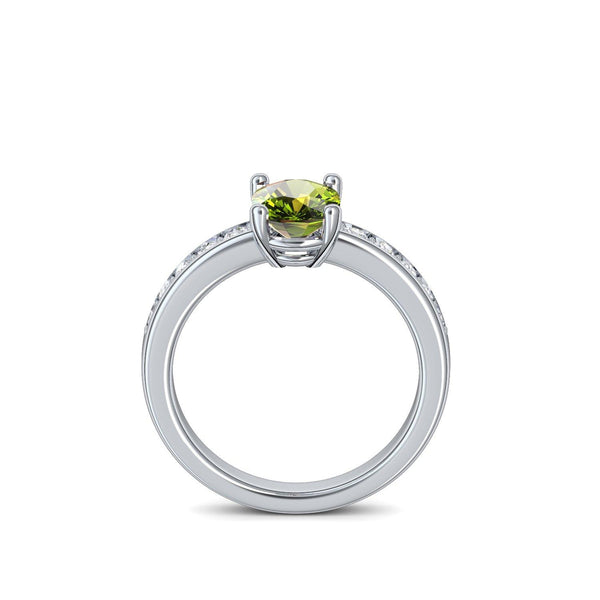 Ring Platin Peridot