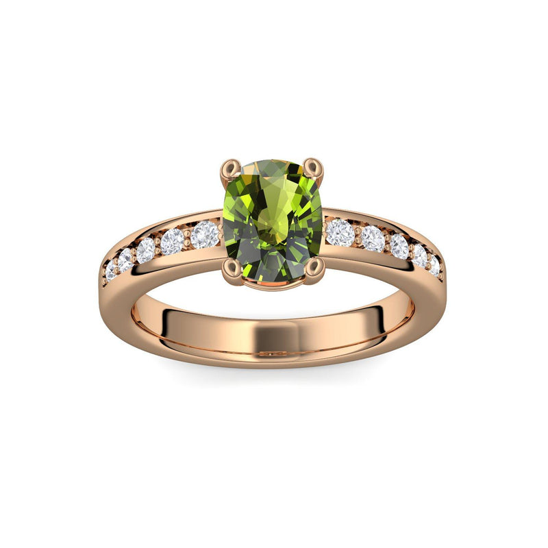 Ring Rosegold Peridot