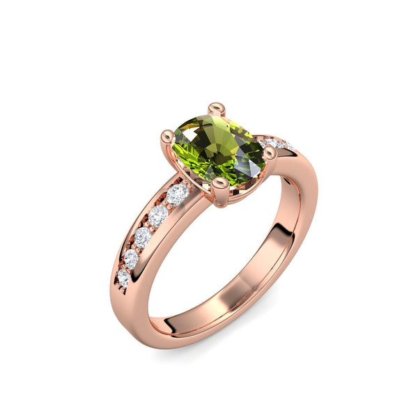 Ring Rotgold Peridot