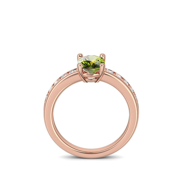 Ring Rotgold Peridot