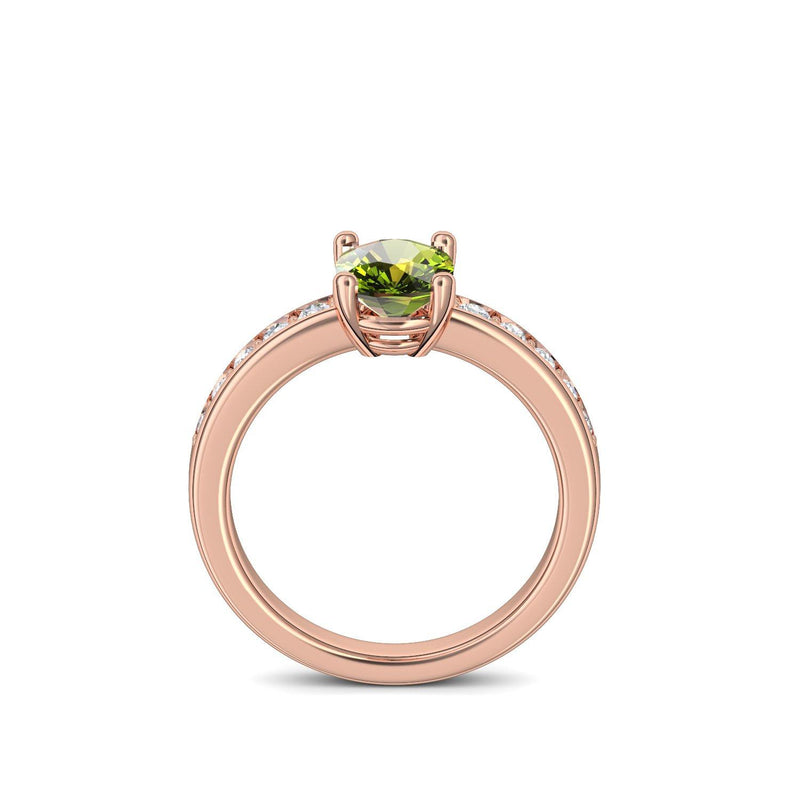 Ring Rotgold Peridot