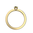 Ring Schlicht Gelbgold Turmalin