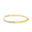 Amoonic Serena Armband aus 925 Sterling Silber gelbgold vergoldet mit Zirkonia