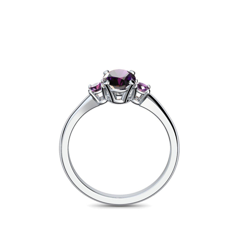 Verlobungsring Damen Platin Amethyst