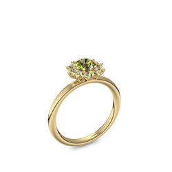 Verlobungsring Gelbgold Peridot